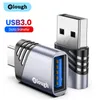 Adaptador de telefone celular 200pcs ADROID USB3.0 Adaptador OTG para USB-C USB-A Male para Micro USB Adaptadores de TypeC para MacBook Xiaomi Adaptadores de telefone conectores USB USB