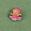 Söt tecknad karaktär Ponyo Alloy Brosch Japanese Animation Movie Ponyo ENAMEL BROOCH PIN BADGE4152341