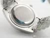 40mm Mens 시계 사파이어 크리스탈 회장 스테인리스 스틸 남성 시계 자동 기계 남성 손목 시계