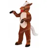 Costume de mascotte de cheval d'Halloween, personnage de dessin animé, taille adulte, carnaval de Noël, fête d'anniversaire, tenue d'extérieur