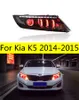 Feux avant de voiture pour Kia K5 phare LED 20 14-20 15 LED clignotant feux de jour lentille de faisceau haut