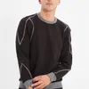 Trendyol Men 'S Regular Fit Cycling Collar Long Sleeve Spreader Sewn Sweatshirts TMNAW22SW0787 220402