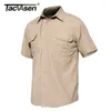 Camisetas Militares de Tacvasen Camisetas Militares Camisa Tactical Rápia seca Camas de Utilitário de Utilitário de Combate de Manga Curta Camisa 220521