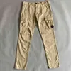 Mężczyzn Designer Pants Pure Bawełna soczewki kombinek Slim Fit Trend Marka projektant CP Designer Wysokiej jakości spodnie