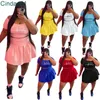 플러스 사이즈 S-5XL 여성 의류 트랙스 큰 두 조각 드레스 복장 패션 레저 스포츠 스커트 설정 섹시한 드레스 세트