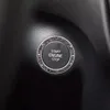 Automóveis de carro com um clique com um clique de partida parte de ignição de ignição push button decoração de diamante shinestone ring ring círculo capa de acabamento em casa