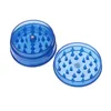 Plastic Grinders 60mm 63mm 43mm Smoke Detectors Grinder With 3 piece 2Layers Luminous Tobacco Crusher For Smoking Acrylic Dry Herb Grinder Glow in the Dark