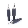 Lamp Holders 10Pcs/5Pcs 3.5mm 3.5 Stereo Plug Black Audio Jack Plug Headphone Male Connector Wholesale
