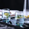 Modern Blue 13-3/4 Oz Highball Glass 13 oz Rocks Old Fashioned Wine Glasses Whiskey Cocktail Barware Collection for Restaurant Hotel