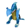 맞춤형 지퍼 플러시 가방 새로운 플러시 장난감 장난감 공룡 가방 어린이 걸레 인형 만화 티라노 사우루스 렉스 배낭