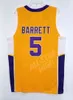 XFLSP # 5 RJ Barrett Montverde Academia Retro High School Basketball Jersey Stitch Costura Bordado Jerseys Personalizado Qualquer Número e Nome