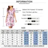 Costura de encaje Vestido de maternidad de manga corta Tie-dye Estampado floral Lactancia Embarazo Vestido Cuello en V Vestido de mujer informal G220309