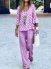 Zanzea Summer Bohemian Suits Dwuczęściowe zestawy Kwiatowe Pniki Zestawy Kobiety V Neck 3/4 Sleeve Bluzka Urban Tracksuit 2PCS 220716