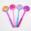 DHL 33 cm Colorful Flash Magic Wand Children's Luminous Toy Led Lollipop Stick för juldagens tjejpojke