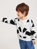 Toddler Boys Cow Pattern Cardigan She01
