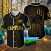 Boxning Anpassad namn Baseball Shirt Jersey 3D över hela tryckta män S Casual S Hip Hop Tops 220707