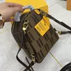 Umhängetasche Männer Rucksack Taschen Frauen Schulter Mann Mini Handtasche Junge Mädchen Schulranzen Kopf Leinwand Ledertasche Reißverschluss Handtaschen Frau Briefdruck