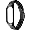 Stainless Steel Strap Wristband For Xiaomi Mi Band 6 5 Three Beads Fashion Metal Bracelet Replacements Watchband Miband 3 4 Accessories