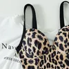 Swimwwear pour femmes Push up Maignade un morceau de léopard imprimé 2022 Deep V Bodys Bodys Suite de body pour femmes