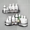 Shelf Shower Wall Mount Shampoo Holder With Suction Cup No Drilling Kitchen Storage Bathroom Accessories 220812