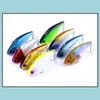 BAITS LUres Sports de pêche à l'extérieur 8pcs 7,5 cm / 18,6g 2,95 pouces / 0,65 oz vib 8color VIBRAGE LUR