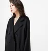 인기있는 낙타 컬러 테디 베어 101801 양모 코트 양면 캐시미어 워터 리플 모직 xlong 코트 여성 더블 브레스트