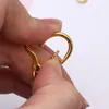 Klapety 10pcs DIY Metal Heart Blak klasyczny kluczowy łańcuch pierścienia klipsy obrotowe homara zapięcie na krawędzi biżuteria