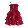 Girl039s Kleider Sommer Ärmelloses Kleid Für Mädchen Prinzessin Sling Polka Dot Schwarz Weiß Kuchen Sommerkleid Kind Kinder 38 Jahre Ele2621355