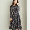 New Female Boho Chiffon Spring Dresses Woman Bohemia Floral Vacation Sexy Sundress Casual Maxi Dress T200604