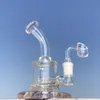 Sprikler Inline Perc Narguilés Bongs En Verre D'eau Champignon Percolateur Perc Avec Ash Catcher Huile Dab Rigs Accessoires Pour Fumer CS181