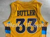NA85 Qualidade superior 1 33 Jimmy Butler Jersey Marquette Golden Eagles High School Movie College Basketball Jerseys Green Sport Shirt S-xxl