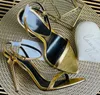 Woman Sandal queen tom-sandal padlock sandals high-heeled Luxury Designer high-heeled naked pumps summer shoes pointy toe