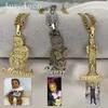 Aurolaco Po Foto Naambord Hanger Ketting Kids Custom Memory Sieraden voor Familie Geschenken Kraag 220718