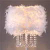 145CM de haut décor à la maison articles de nouveauté blanc plume lampadaire famille hôtel rvb ornement lumière pour mariage cadeau de noël