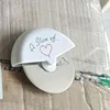 Wholesale "A Slice of Love" Stainless Steel Love Pizza Cutter in Miniature Pizza Box party wedding favors and gifts for guest sy222