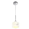 Dining Room Glass Pendant Lamp Square Cube Shade Modern Delineated Kitchen Hanging Light