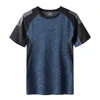 Quick Dry Sport T Shirt Uomo Maniche corte Estate Casual Cotone Plus Formato asiatico M5XL 6XL 7XL Top Tees PALESTRA Maglietta Abbigliamento 220607