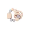 Bebê Produtos Hemu Molar Bracelete Brinquedo Infantil Hedgehog Corrente Três Peça Set Creative Chupeta Chain Pingente