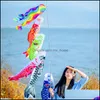 40/70/100 Cm Japan Style Carp Wind Sock Flag Chimes Hanging Decorations Yard Koinobori Decor #265902 Drop Delivery 2021 Decorative Objects