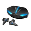 TWS Bluetooth Gaming Earphone K55 Gaming Mames Low Forency Wireless Headphone Stereo Bass Hifi Sounds مع MIC