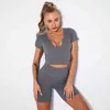 Деликатные набор женщин спортивная одежда Фитнеса для безрезультатной тренировки йоги мягкие спортивные бюстгальтеры с высокой талией J220706