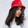 Mode Kangol Kangourou Broderie Marque Pêcheur Chapeau Dôme Serviette Femmes Seau Hatt Panama Lady Cap Internet Célébrité Bob H220419