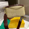 Diseñador de moda Bolsos de hombro para mujer Bolso Baguette de paja Bolso cruzado clásico moderno Bolso de moda Totes de temperamento Carteras de lujo