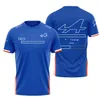 F1 team racepak heren en dames fankleding sneldrogend T-shirt met korte mouwen plus maat kan worden aangepast 2022 nieuwe herenkleding