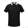 2023 camisa polo listrada de designer camisetas cobra polos abelha floral masculino moda de rua polo cavalo luxo camiseta tamanho asiático S-3XL