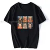 Lindsay Lohan Mashup Celebrity Mugs Vintage Grunge Look Fan Camiseta Estampado Moda Hombres Camiseta de algodón Camisetas Streetwear 220725