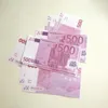 Dostawy imprezowe Fałszywe banknot pieniężny 10 20 50 200 200 500 DOLAR ZARZĄDOWY EUROS REALISTYCZNY PASKIE ZABAWKI PIENIĘDZY FILM PIENIĘDZY FAUX-BILLETY Kopi 100 PCS/PACK7SAD