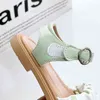 Girls Princess Sandals 2022 New Sweet Fashion Summer Kids Children Toddler Pleated Pu Leather Spot Street Beach Young Shoes Baby G220418