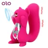 OLO Nipple Sucker Tongue Vibrator Clit Clitoris Stimulator Squirrel Sucking G Spot Dildo sexy Toys for Women 18