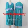 Mens 2 Larry Johnson 33 Alonzo Mourning 1 Bogues 30 Dell Curry 2 Lamelo Ball Basketball Shorts Jerseys S-XXL